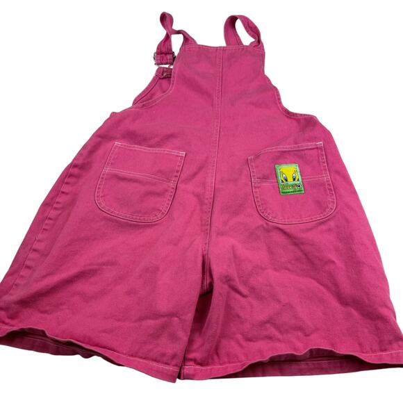 Vintage Looney Tunes Kids Overalls Size 14 - Picture 3 of 6